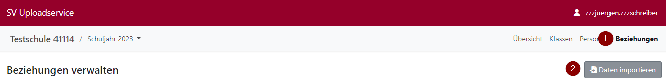 Access Import relationship data