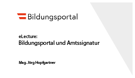 education portal and official electronic signature