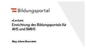 education portal and ID Austria