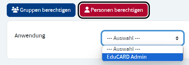 Enable applications for individual users