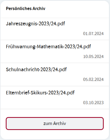 Persönliches Archiv