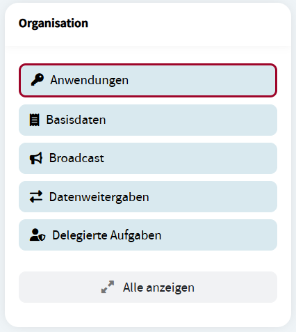 Anwendungen verwalten