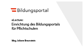 education portal and ID Austria