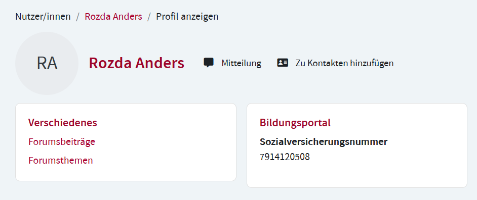 Social Security Number