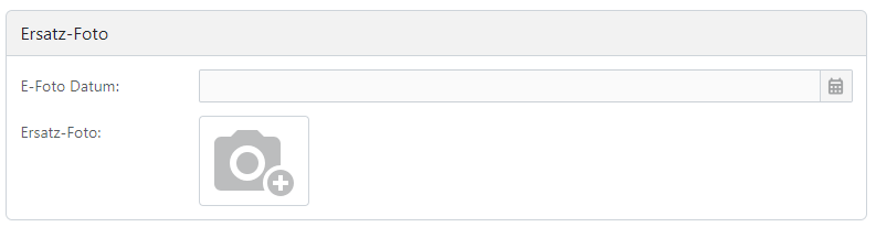 Form for uploading a photo